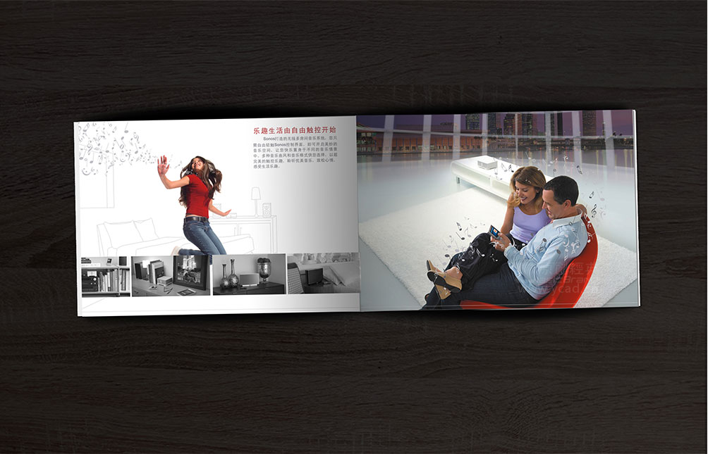 SONOS無(wú)線(xiàn)多房間音樂(lè)系統(tǒng)畫(huà)冊(cè)設(shè)計(jì)