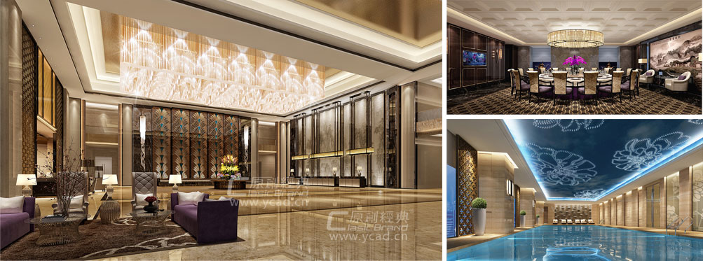 星級(jí)酒店大廳設(shè)計(jì)效果圖