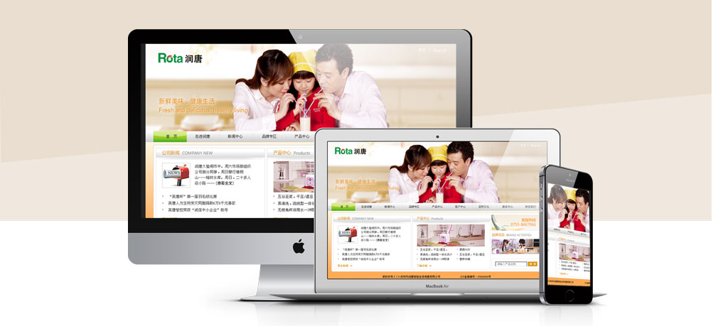 深圳潤(rùn)唐生活電器網(wǎng)站建設(shè)案例