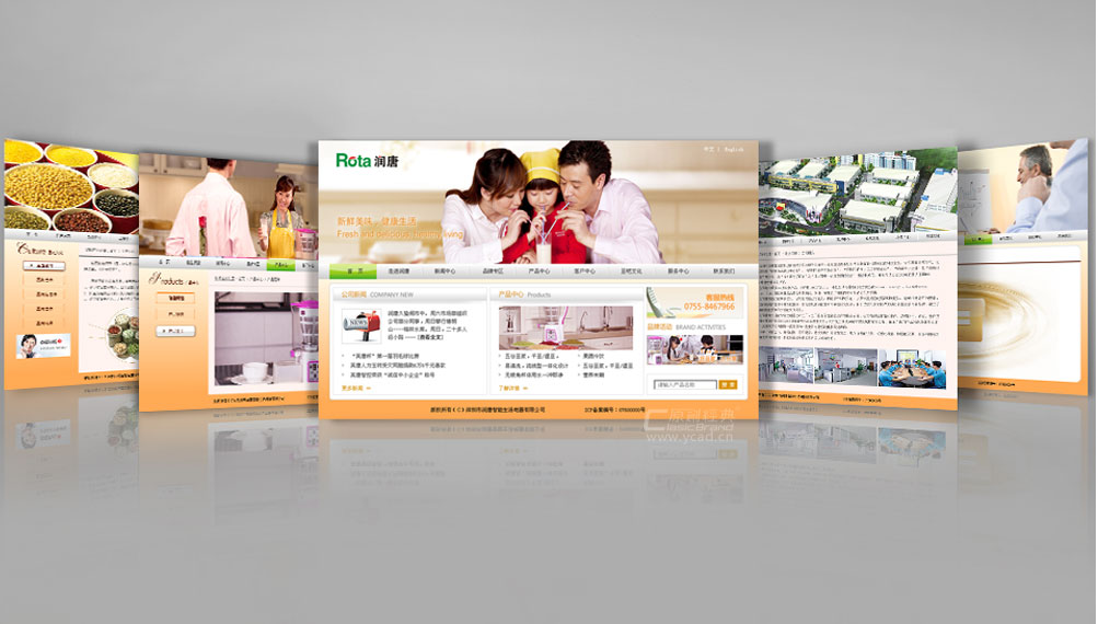 生活電器網(wǎng)站制作作品